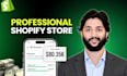 design or redesign shopify store, shopify dropshipping store, shopify website