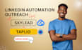 setup n8n linkedin automation outreach with skylead taplio