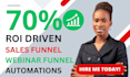 do webinar funnel course membership ghl automation highlevel landing page expert