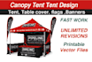 do canopy tent design,backdrops,tablecover,flags,roll up banners,