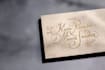 do custom name or initial digital lettering for keepsake