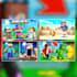 make a minecraft thumbnail 2d