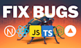 fix next js 15 react node typescript bugs