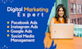 do digital marketing, facebook ads, instagram ads and google ads