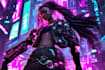 create cyberpunk character art