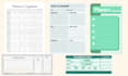 prepare editable canva planner template