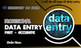 do make accurate data entry, copy paste, web research, excel