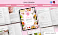 design ebook, lead magnet, workbook, cookbook, PDF document