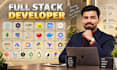 do website development as full stack web developer