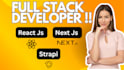 strapi next js reacts js, cms full stack web developer