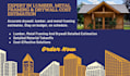 do cost estimation of drywall, lumber, and metal framing