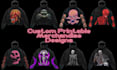 do 3d custom graphic hoodie design merch tech pack mockup