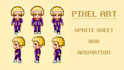 custom pixel art animations and sprite sheets for rpg games