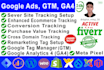 setup google analytics 4, ga4 ecommerce tracking, GTM conversion tracking