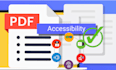 manually review the PDF and resolve all accessibility issues