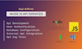 build node js web servers and apis