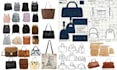 design fashion bag, purse, backpack and create a techpack