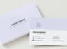 give you a purple business card canva template