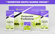 design catchy trade show booth, backdrop, exhibition display