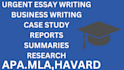 do urgent essay writing, research and summary, powerpoints, and case study