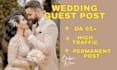 write wedding guest post on high da 65 jewelry, wedding, beauty blog post