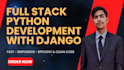 build your django web app or rest API  full stack python development