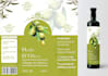 design elegant argan, olive oil label