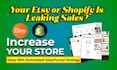 promote shopify store to boost shopify sales, etsy promotion for etsy sales