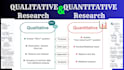 do qualitative and quantitative research analysis