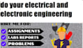 do electrical and electronic engineering assignment and task