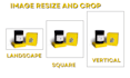 do bulk image resize, cropping perfectly