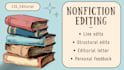 edit your nonfiction and give personalized feedback