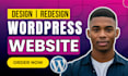 build design redesign copy clone revamp edit wordpress website, business website