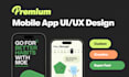 do creative mobile app UI and website UI design