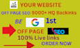 create 5000 referring domain backlinks for google ranking