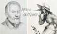 do your portrait sketch illustration in pencil