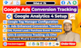 setup google ads conversion tracking, ga4 events, meta pixel, capi, tag manager