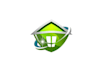 design attention window cleaning logo
