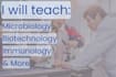 teach microbiology and biotechnology