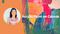 do acrylic painting on canvas