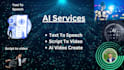 do create all ai content service