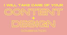 take care of your content and design