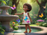 design 3d children book illustration, christian book illustration