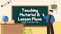 deliver teaching materials, presentations and lesson plans