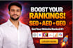 do onpage SEO, GEO and aeo on your website for wordpress and shopify