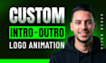 create a custom youtube intro and outro animation