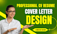 make update  professional uk usa ats cv resume maker rewrite cover letter design