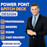 design powerpoint presentation, google slides, canva slide deck