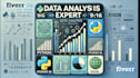 provide expert data analysis using python, r, power bi, and excel