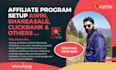 setup your affiliate program on awin, shareasale, clickbank